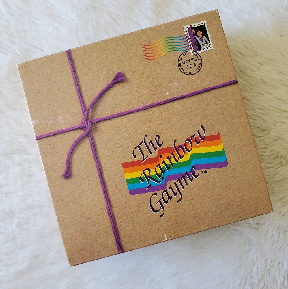 The Rainbow Gayme Vintage LGBTQ Gay Pride Board Game - 1992